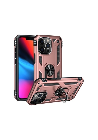 Apple Uyumlu iPhone 13 Pro Kilif Yüzüklü Zirh Tank Vega 511151122