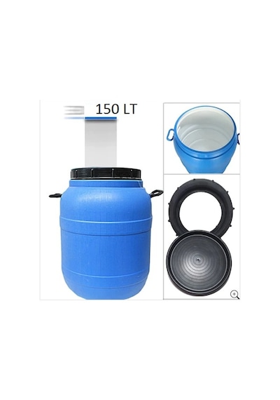 100X150 Litre Plastik Yağ Varil Şarap Pekmez Turşu Varili 100 Litre Çok Renkli