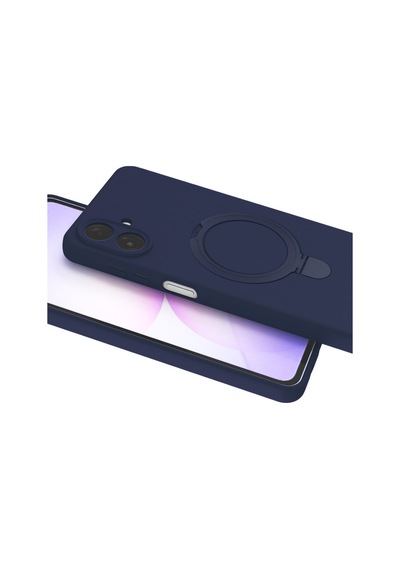 Samsung Galaxy A07 4g Uyumlu Regal Magsafe Standlı Kapak - Lacivert