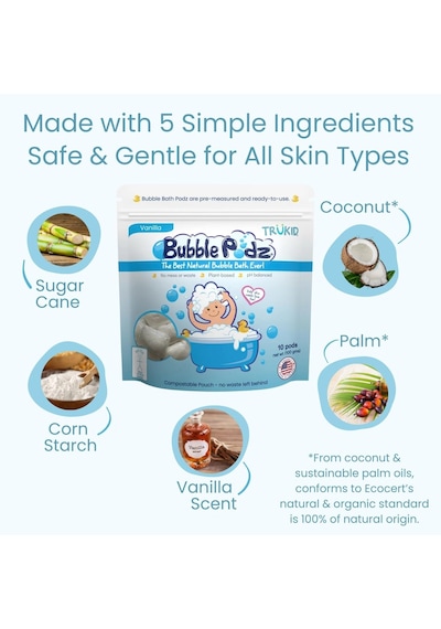 Trukid Bubble Podz Vanilya Kokulu Banyo Köpüğü - 10 Adet Diğer