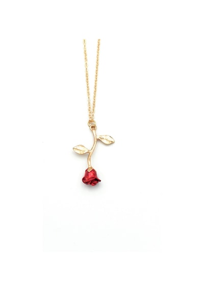 Brezza Lusso Jewelry Axcce Serie Gül Kolye Gold