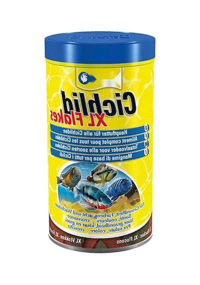 Yüksek Proteinli Cichlid Yem Flakes 500 Ml