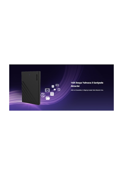 Hıksemı Hs-hub-mhb201 Usb3.0 25&quot Disk Kutusu. Ssd Ve Hdd Katkı Sağlar 5gbps Siyah Win Mac-os Linux Android 1923 1