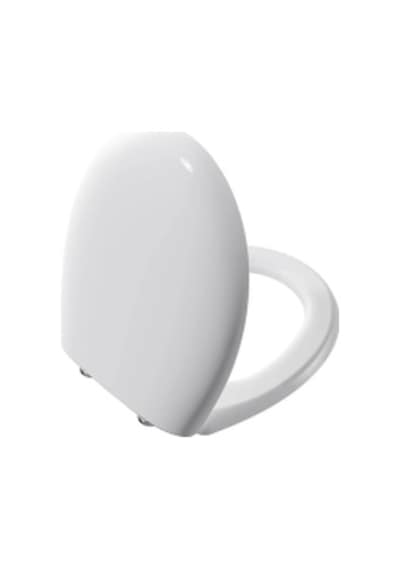 VitrA Memoria Klozet Kapağı Duroplast, Üstten Sıkmalı Yavaş Kapanır, Metal Menteşeli, Beyaz