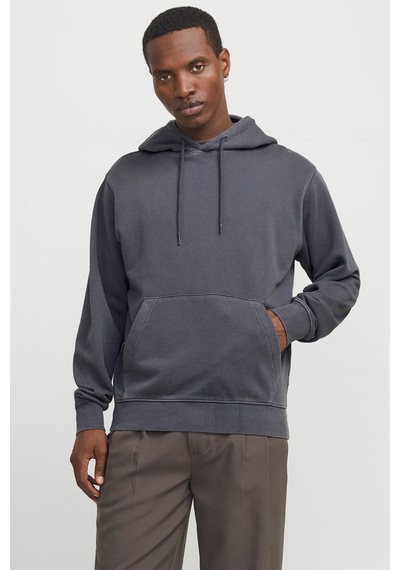 Jack & Jones 12268272 Erkek Koyu Gri Sweatshirt Koyu Gri