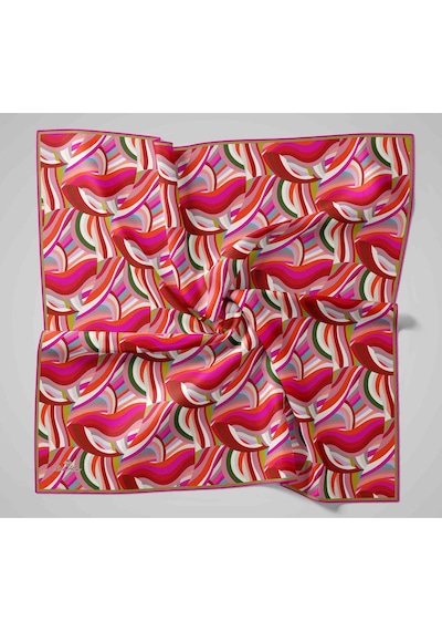 Silk Home Twill İpek Eşarp 11471-03 Yeşil, Kırmızı, Bordo, Mavi, Beyaz