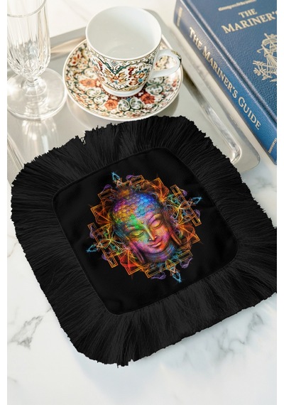 Neon Buddha Mandala Saçaklı Sunum Peçetesi-spiritüel Bohem Siyah Renk Bardak Altlığı Servis Mendili Adaçayı Yanık Turuncu Neon Buddha Mandala Saçaklı Sunum Peçetesi-spiritüel Bohem Siyah Renk Bardak Altlığı Servis Mendili Adaçayı Yanık Turuncu
