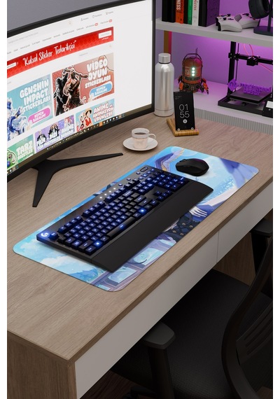 Clorinde Genshin Impact Anime Gacha V5 - 70x30 Xl Gaming Mouse Pad Fare Altlığı