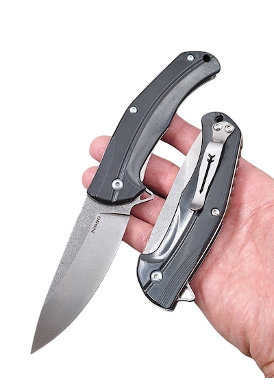 N690 Böhler Çelik Çakı Şık Tasarım, Koleksiyon Değeri Taşıyan Outdoor Bıçak Siyah