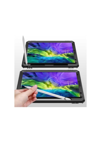 Apple Uyumlu iPad Pro 11 Tablet Kılıf Tam Korumalı Tank Silikon Kapak 549806001