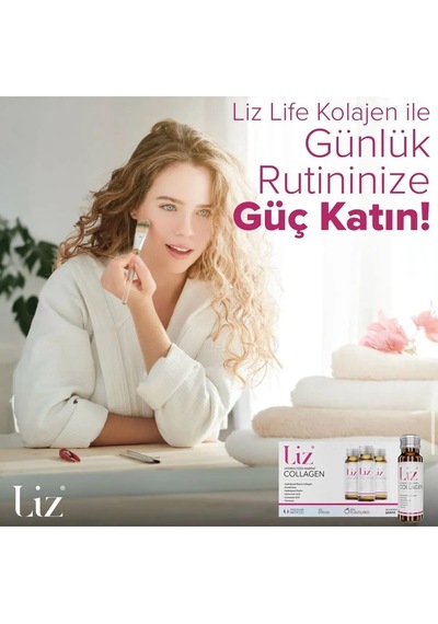 Liz Marine Collagen 10 Shot X 50 Ml Cilt, Saç Ve Tırnak Sağlığı Için Hidrolize Deniz Kolajeni