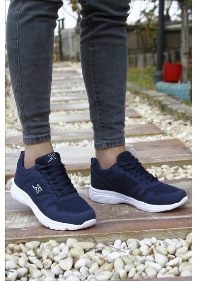 Letao Step Unisex Rahat Hafif Günlük Spor Yürüyüş Sneaker Ayakkabı Laci Beyaz