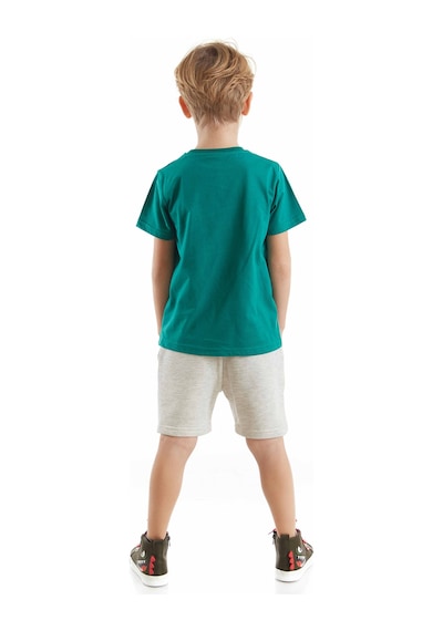 Denokids Kravat Koala Erkek Çocuk T-shirt Şort Takım Çok Renkli