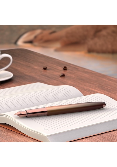 Sheaffer 9374-0 100 Serisi Dolmakalem, M Uç, Kahve 165-Koyu Yeşil