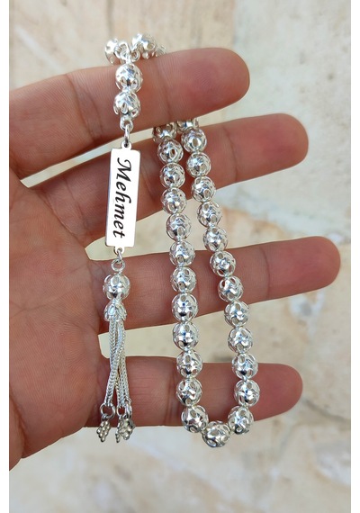 925 Ayar Gümüş Midyat Telkari El İşçiliği İsimli Tesbih 201023755