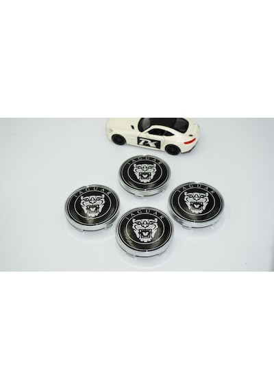 Dk Tuning Jaguar Panter Siyah Jant Göbeği Kapak Seti 60mm