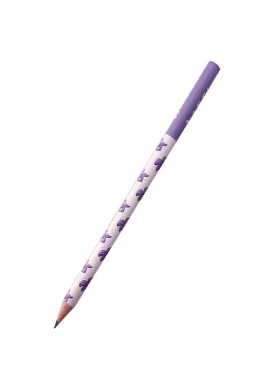 Kurşun Kalem 4 Adet Lavanta Hb Siyah Kurşun Kalem Lavanta Desenli Hb Kalem Yerli Üretim