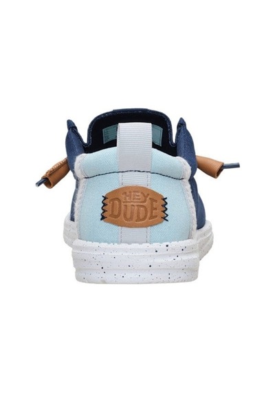 Hey Dude Wally Craft Linen Erkek Günlük Ayakkabı-33142 Lacivert-mavi