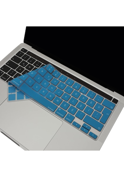 Macbook Pro Türkçe Q Klavye Koruyucu Eu Uk Iso Enter A2338 M1 M2 A2251 A2289 A2141 Uyumlu İnce