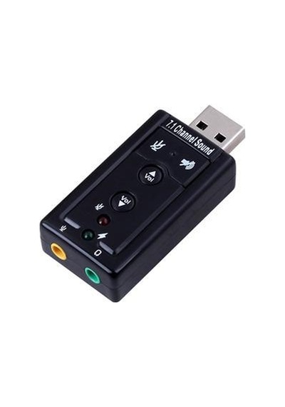 Azamex Usb 7.1 Kablolu Virtual 3d Harici PC Ses Kartı