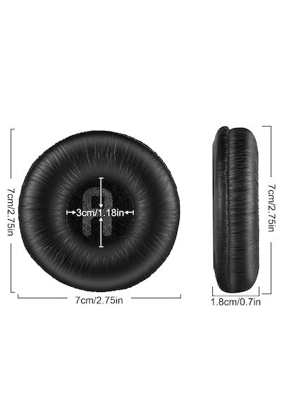 Jbl İle Uyumlu Kulaklık Pedi Süngeri Tune T500bt 510bt 520bt T560bt 570bt T450 460 Jr300 310 Kafa Koruma Yastık Kapak Yalıtım Siyah