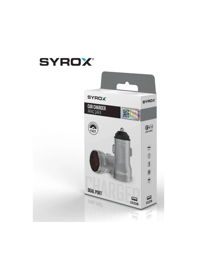 Sc20b Araç Çakmaklık Şarj Aleti 3.1amper Çift Usb Giriş