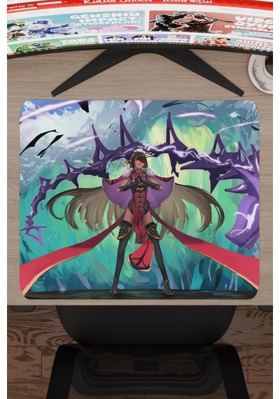 Beidou Genshin Impact Anime Gacha V1 - 48x40 Xl Gaming Mouse Pad Fare Altlığı