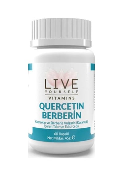Liveyourself Kuersetin Berberin 60 Kapsül