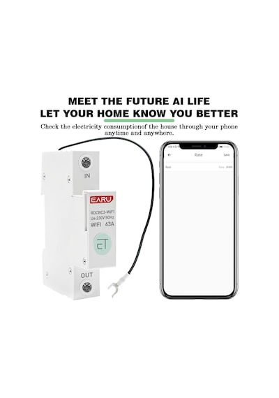 63a Wifi Akıllı Devre Kesici 1p Ölçüm Din Ray Zamanlayıcı Röle Anahtarı İle Ewelink App Akıllı Ev Alexa Google Ev Kwh İçin 63a Wifi Akıllı Devre Kesici 1p Ölçüm Din Ray Zamanlayıcı Röle Anahtarı İle Ewelink App Akıllı Ev Alexa Google Ev Kwh İçin
