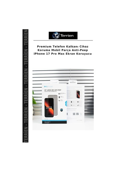 Premium Telefon Kalkanı Cihaz Koruma Mobil Parça Anti-peepApple iPhone Uyumlu 17 Pro Max Ekran Koruyucu