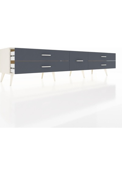 Hyperion Tv Ünitesi 5 Çekmeceli 220x44x51 Aytaşı-aytaşı/antrasit Aytası/antrasıt - Aytası Hyperion Tv Ünitesi 5 Çekmeceli 220x44x51 Aytaşı-aytaşı/antrasit Aytası/antrasıt - Aytası