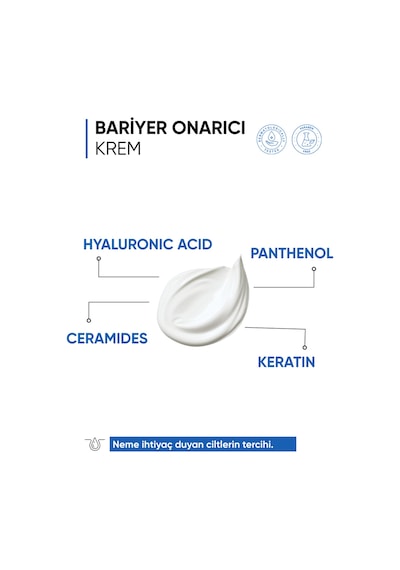 Mia Klinika Bariyer Güçlendirici Onarıcı Canlandırıcı Ve Nemlendirici Krem 50 ML