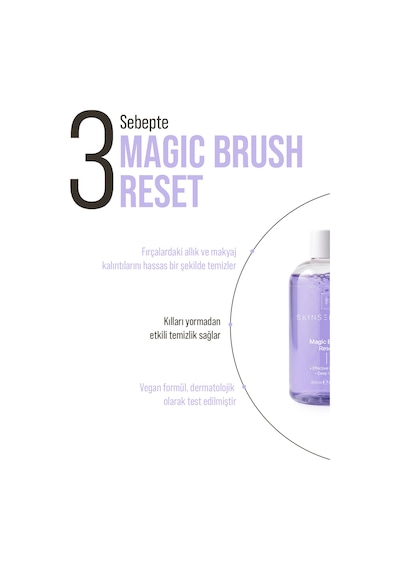 Skin Sensual Magic Brush Reset 200 Ml Makyaj Fırçası Temizleyici