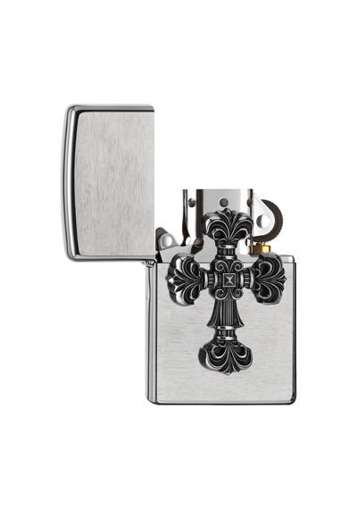Zippo Pl 200 Kreuz - Emblem 3d Çakmak