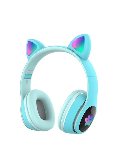 Lapas P40 Bluetooth 5.0 Kedi Kulaklı Tasarımlı Rgb Işıklı Kulak Üstü Kulaklık