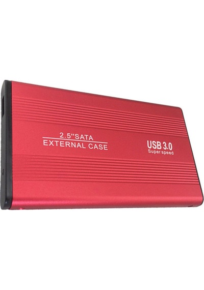 2.5 Hdd Kutusu Usb 3.0 Harici Harddisk Kutusu Kırmızı