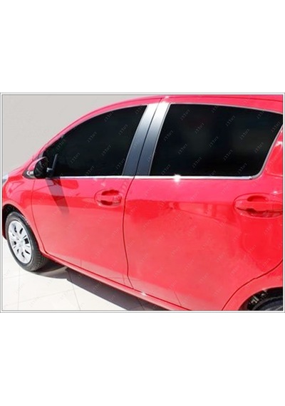 Toyota Uyumlu Yaris Krom Cam Çıtası 4 Prç. 2012-2019 Arası P. Çelik