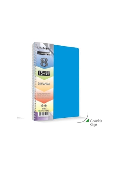 I'M Smart 62051 A4 125 Yaprak 4+1 Ayraçlı Defter