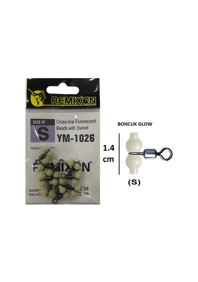 Remixon Ym-1026 S Beden Boncuklu Bilyeli Barikat Fırdöndü 10 Adet
