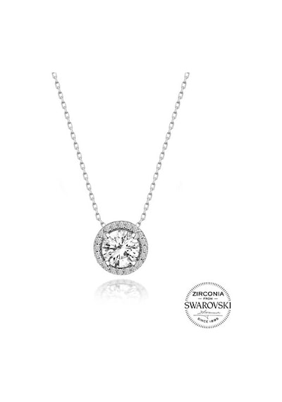 Gümüş Swarovski Taşlı Pırlanta Modeli Yuvarlak Üçlü Set