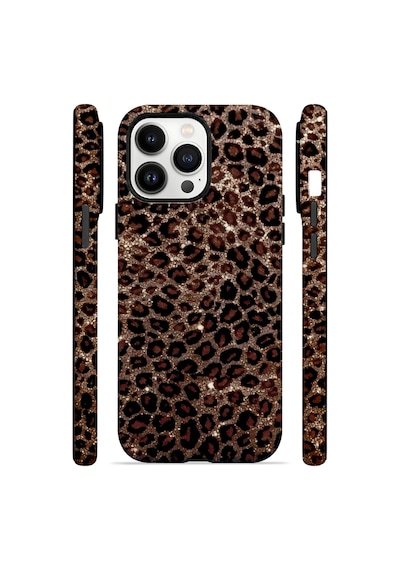 Velvoria Valestra Klasik Leopar Apple iPhone Uyumlu 14 Pro Darbe Korumalı Kılıf Valestra Select - Klasik Leopar