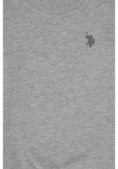 U.S. Polo Assn. Erkek Çocuk Gri Melanj Basic Bisiklet Yaka Sweatshirt 50314971-VR086