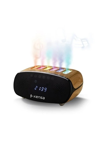 Bluetooth Hoparlörlü Aromaterapi Hava Nemlendirici 7 Renk , Çoklu Sis Çıkışlı, Kumandalı