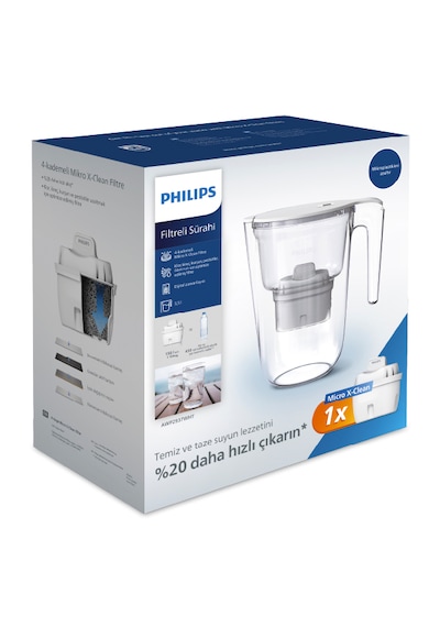 Philips Su Arıtma Filtreli Sürahi 3,5 L Awp2937wht