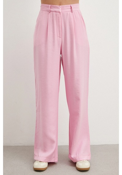 Never More Modal Palazzo Pantolon Pembe