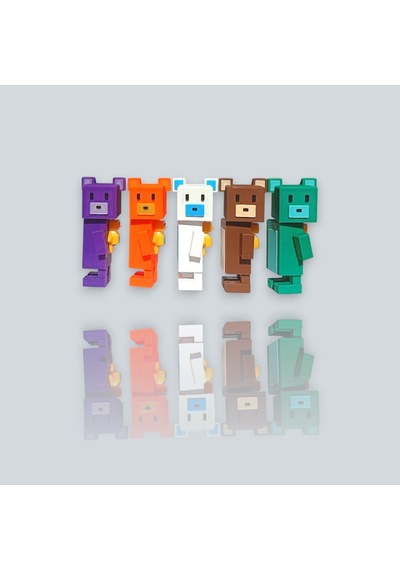 Super Adventure Bears - Ayı , Baaren Ve Şika Kaliteli Loy3d 9 Cm 5