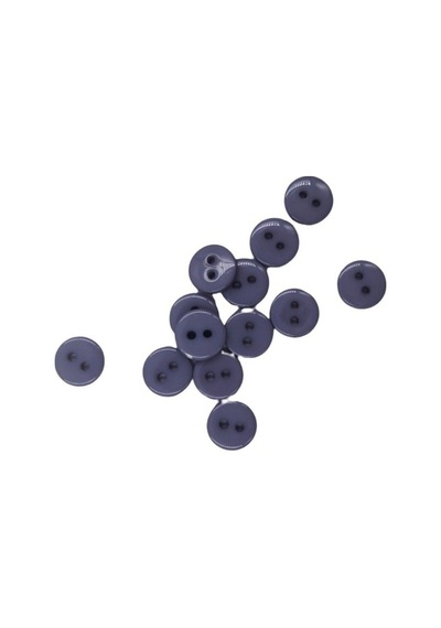 10 Adet 10 Mm Yuvarlak Düğme (Gri)