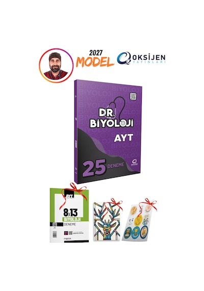 2027 Model Dr Biyoloji Ayt 50 Biyoloji Deneme Video Çözümlü 3 Hediyeli Set
