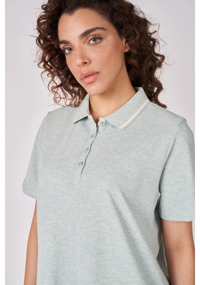 Defys Kadın Polo Yakalı Kısa Kollu Regular Fit Basic Elbise Yeşil Melanj - 625081659 Yeşil Melanj Defys Kadın Polo Yakalı Kısa Kollu Regular Fit Basic Elbise Yeşil Melanj - 625081659 Yeşil Melanj
