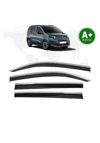 Citroen Berlingo Kromlu Cam Rüzgarlığı 2024 Model Ve Sonrası